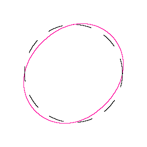 Second standing wave for a circular orbit