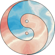 Ancient form of the "Yin-Yang" symbol