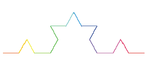 Second generation Koch curve